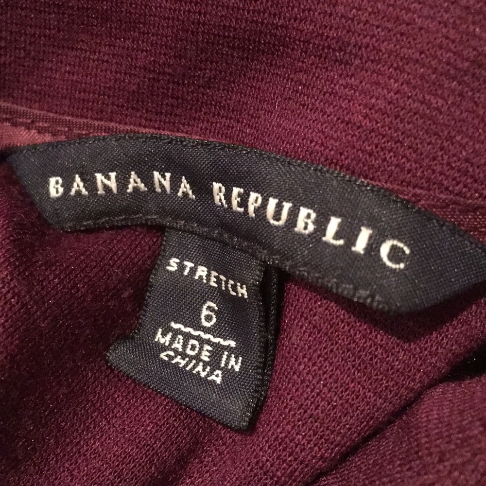 Banana Republic 3/4 sleeve purple dress - Picture 3 of 3